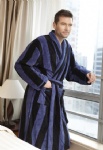 MENS CORAL FLEECE MORNING GOWN