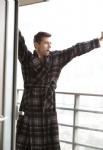 MENS CORAL FLEECE MORNING GOWN